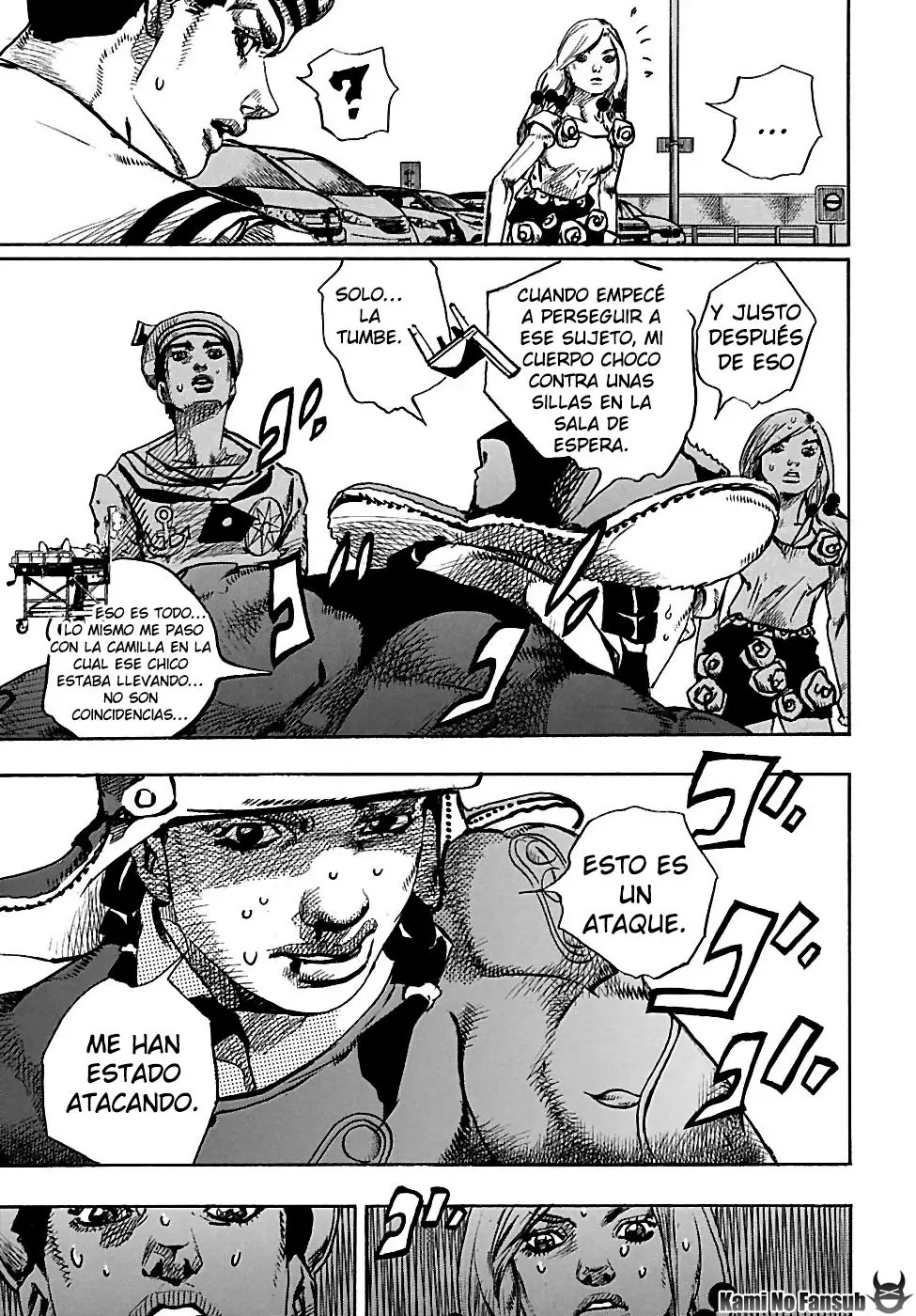 JoJo's Bizarre Adventure - Parte 8: JoJolion capítulo 85, página 38