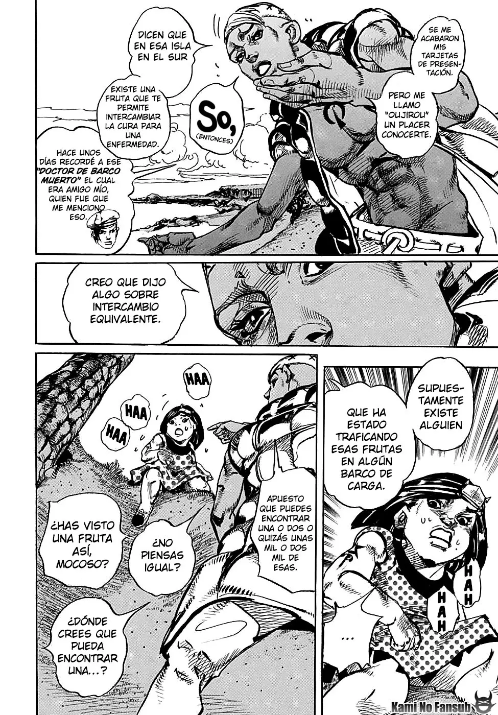 JoJo's Bizarre Adventure - Parte 8: JoJolion capítulo 87, página 19