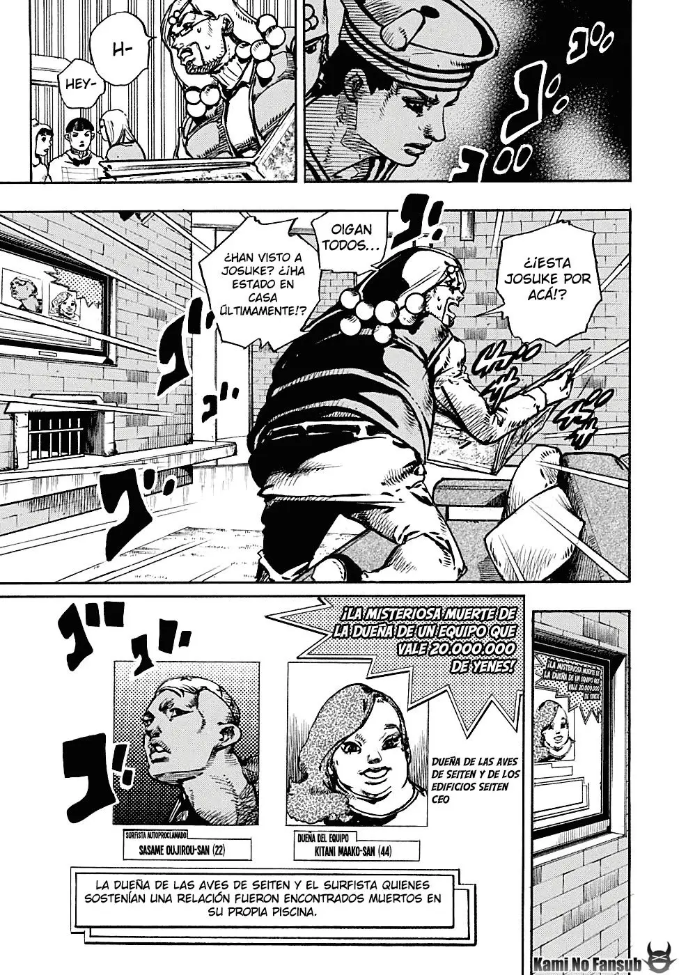 JoJo's Bizarre Adventure - Parte 8: JoJolion capítulo 89, página 6