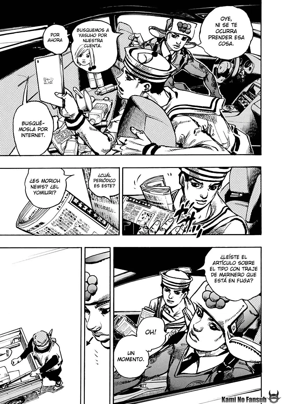 JoJo's Bizarre Adventure - Parte 8: JoJolion capítulo 89, página 10