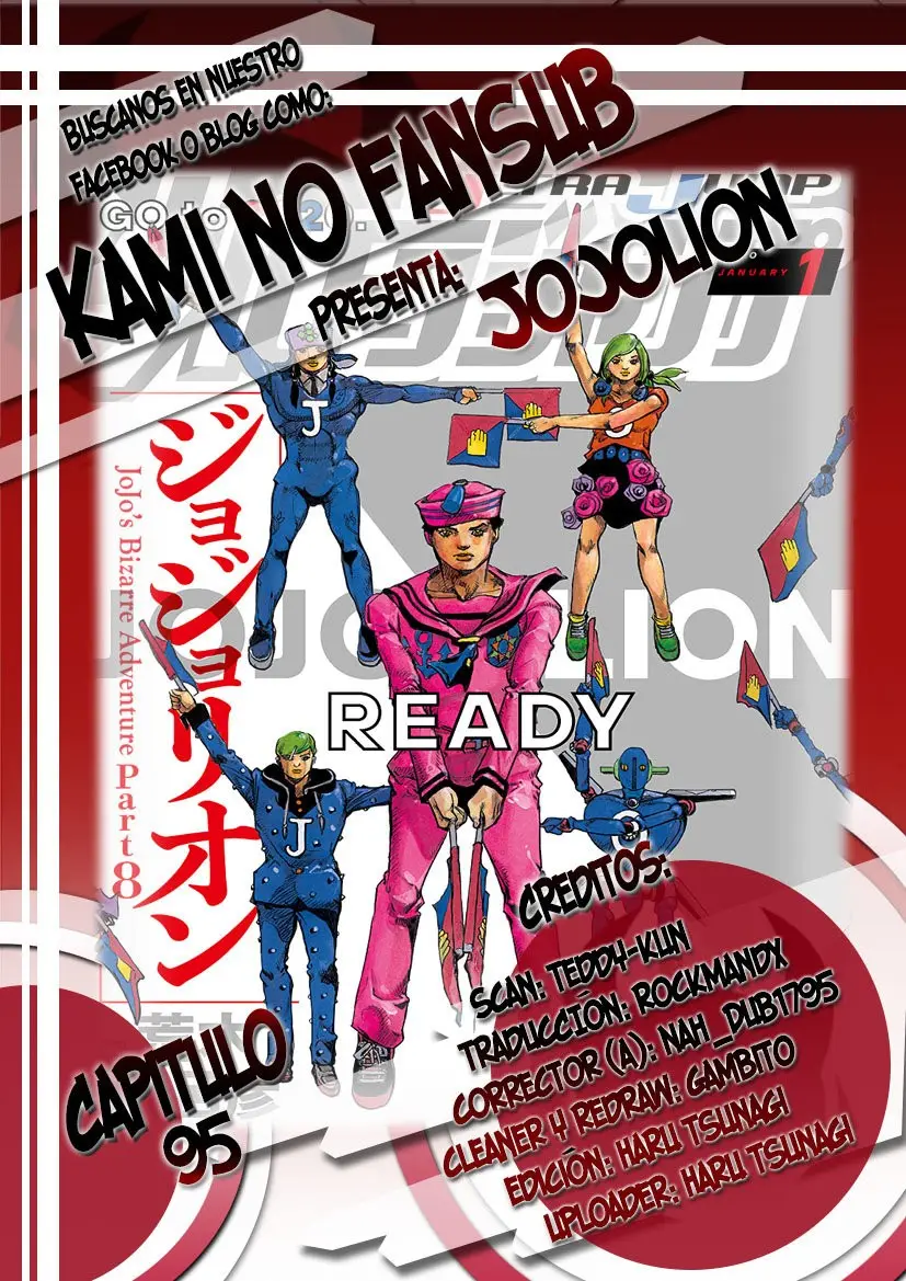 JoJo's Bizarre Adventure - Parte 8: JoJolion capítulo 95, página 1