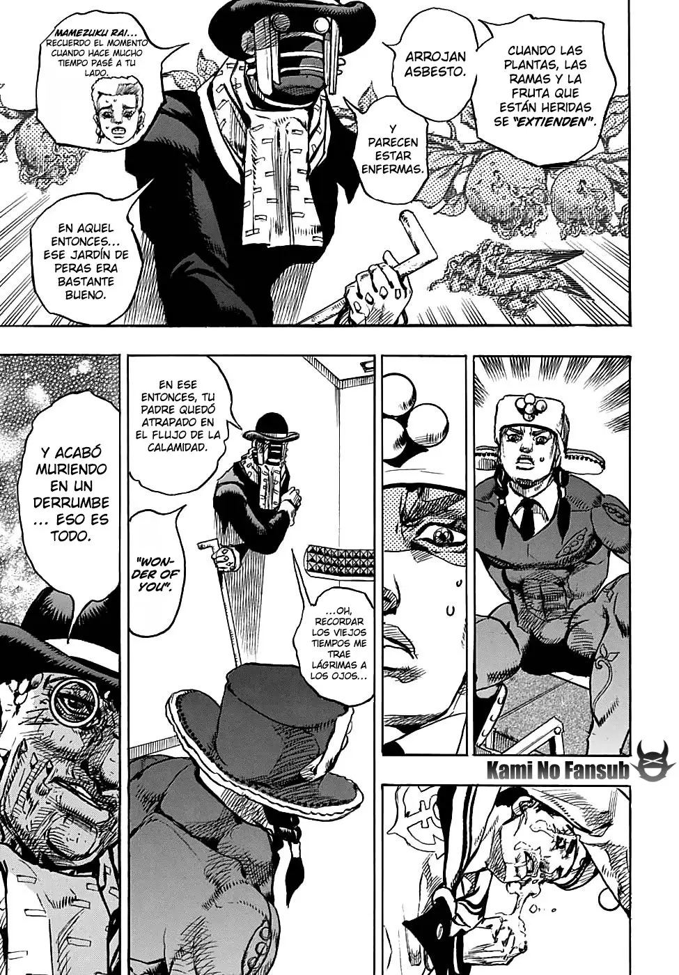 JoJo's Bizarre Adventure - Parte 8: JoJolion capítulo 99, página 37