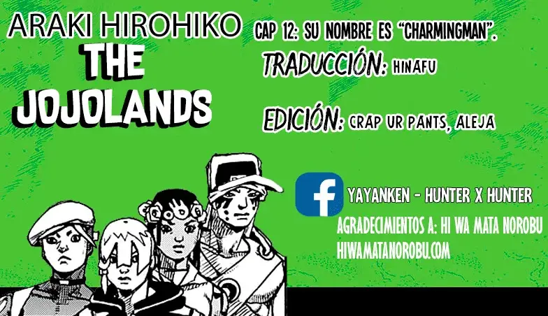 JoJo's Bizarre Adventure - Parte 9: The JoJoLands capítulo 12, página 1
