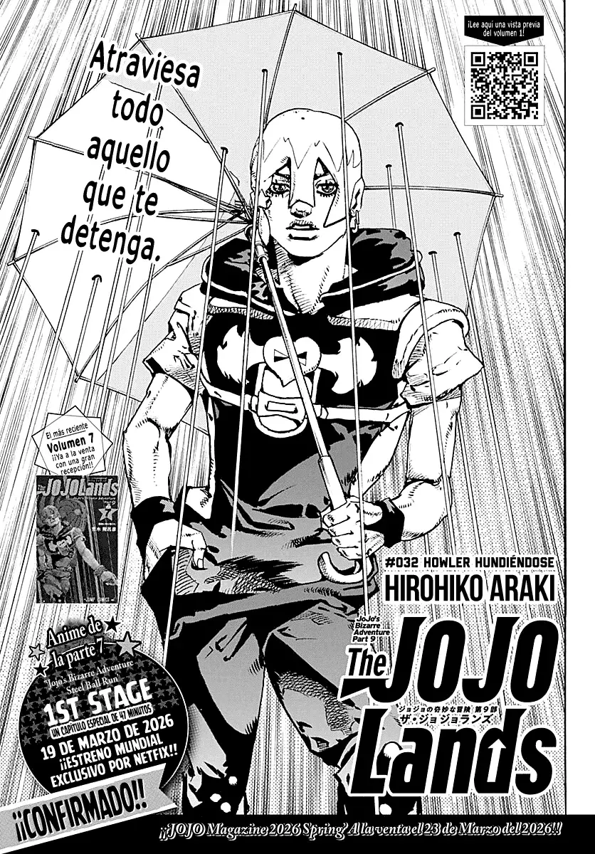 JoJo's Bizarre Adventure - Parte 9: The JoJoLands capítulo 32, página 1