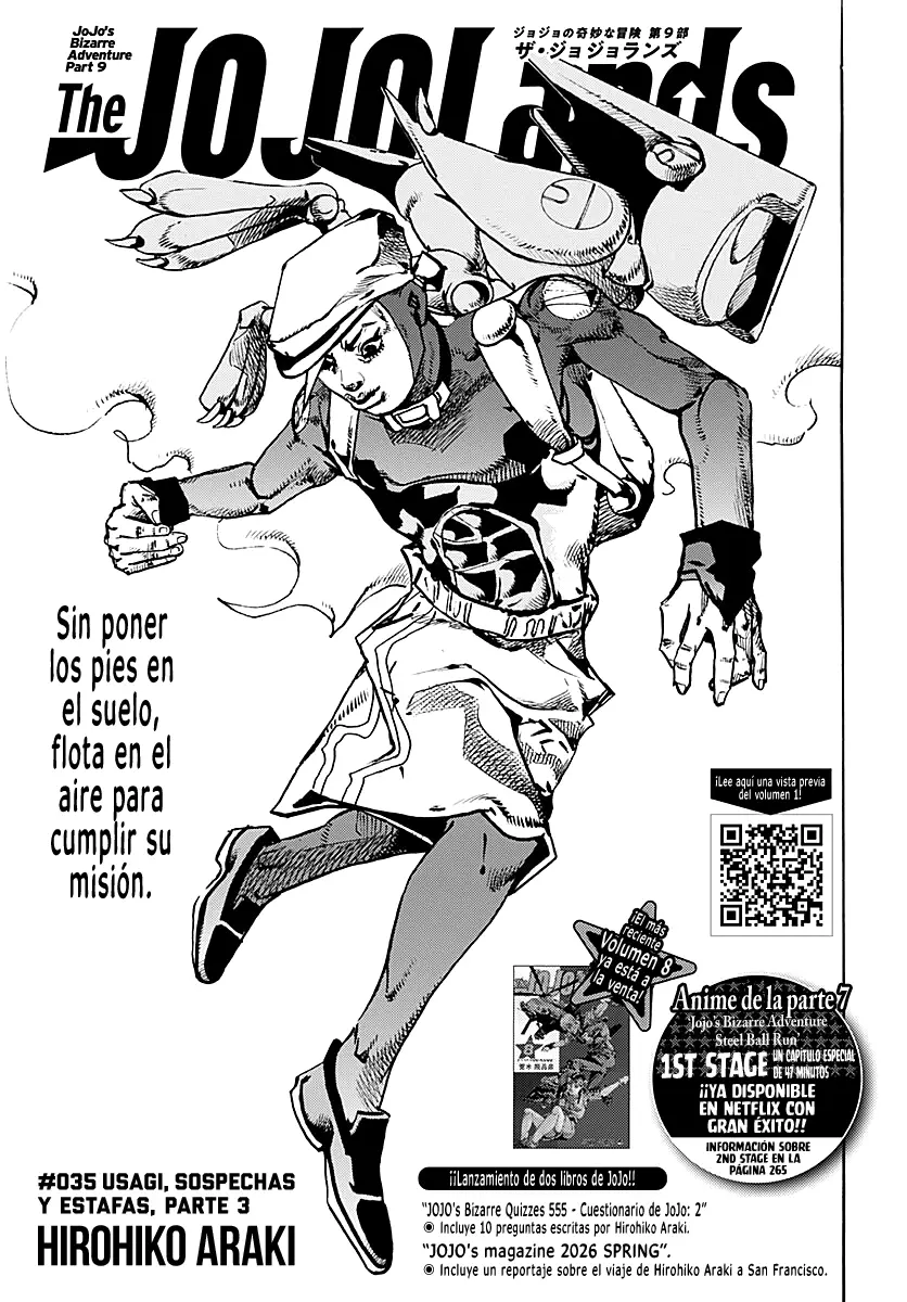JoJo's Bizarre Adventure - Parte 9: The JoJoLands capítulo 35, página 1