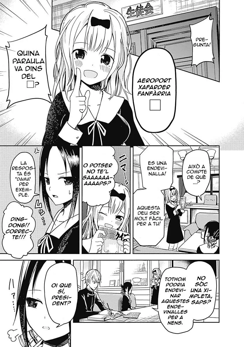 Kaguya-sama love is war (català) capítulo 4, página 3
