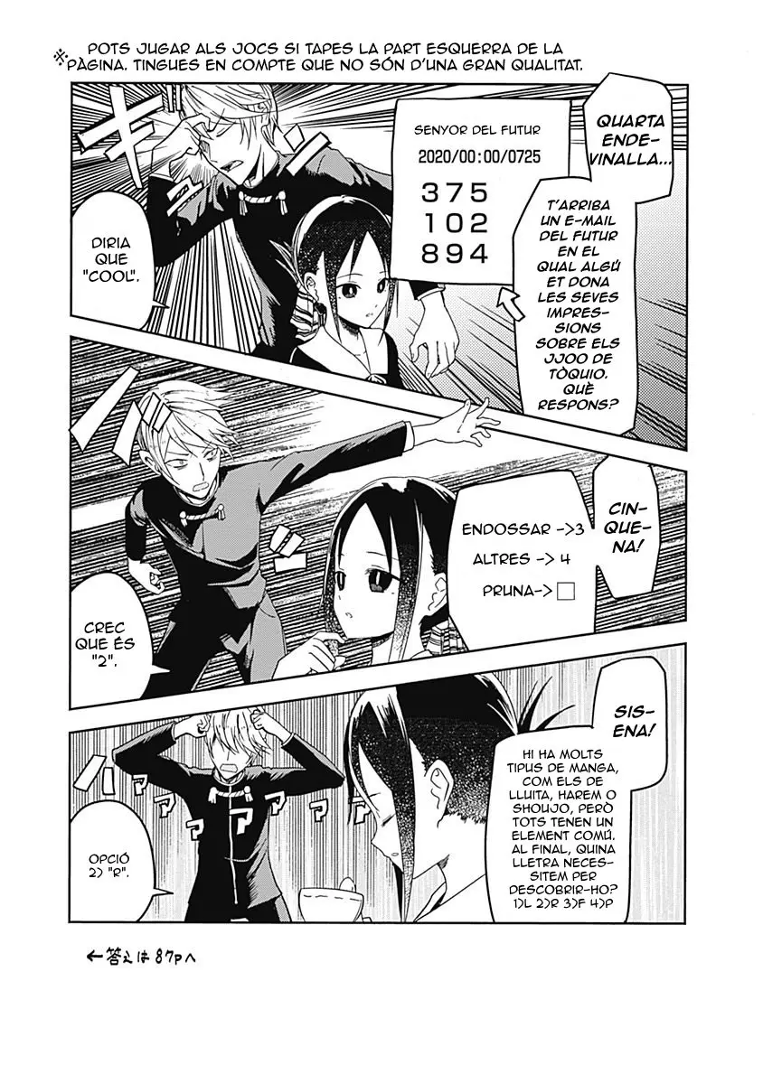 Kaguya-sama love is war (català) capítulo 4, página 15