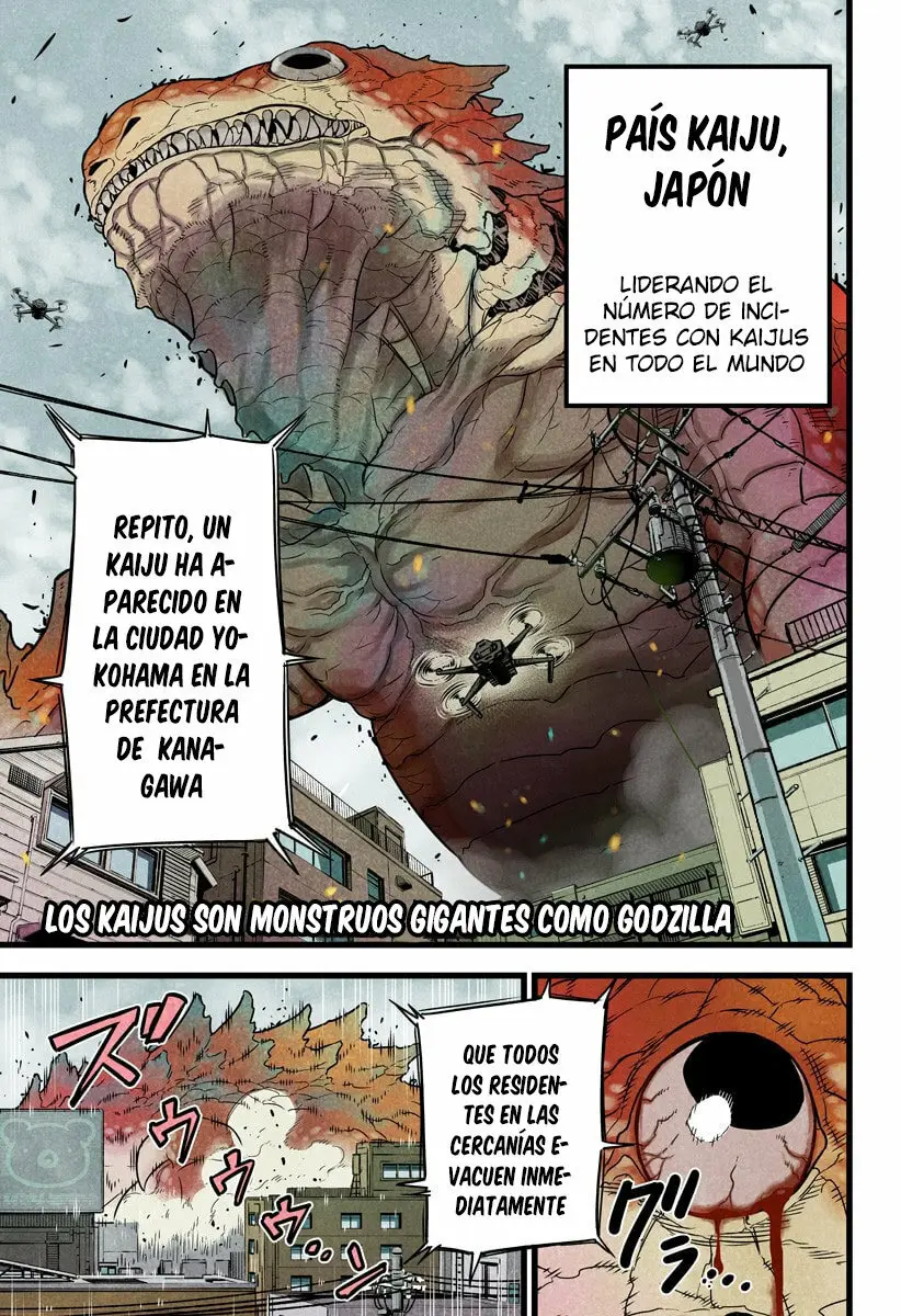 Kaiju No. 8 capítulo 1, página 3