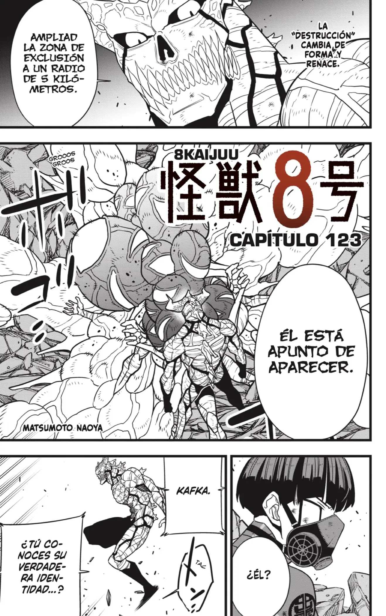 Kaiju No. 8 capítulo 123, página 1
