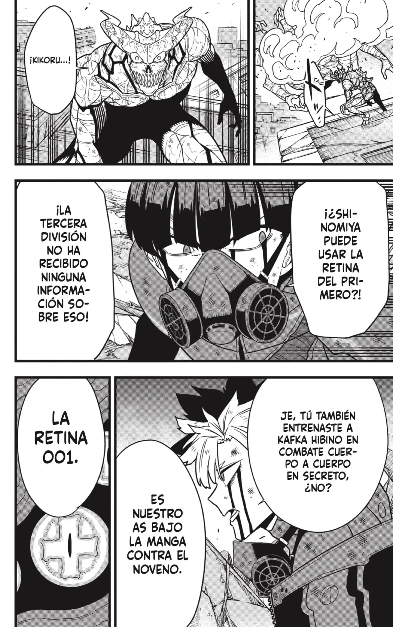 Kaiju No. 8 capítulo 124, página 4