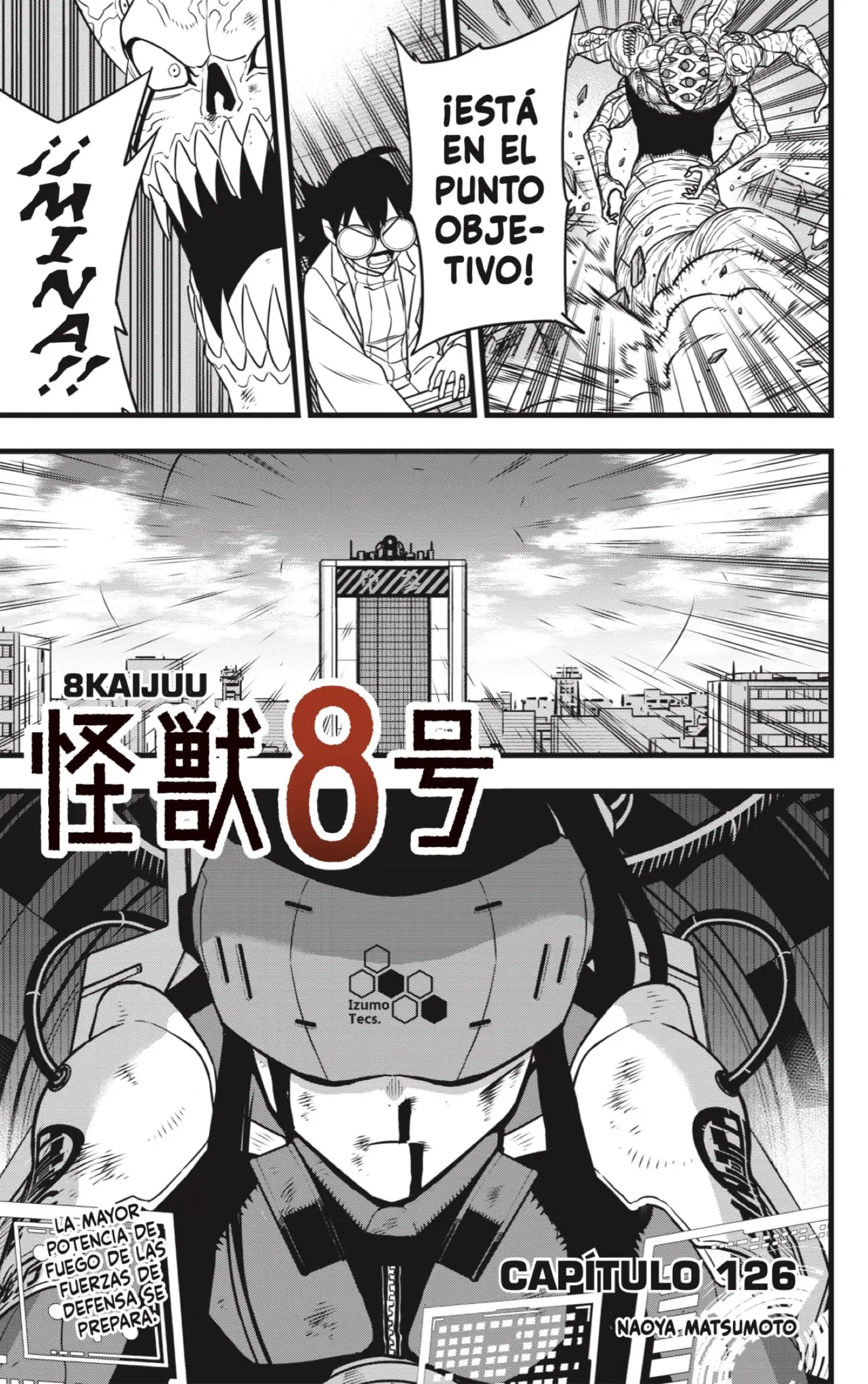Kaiju No. 8 capítulo 126, página 1