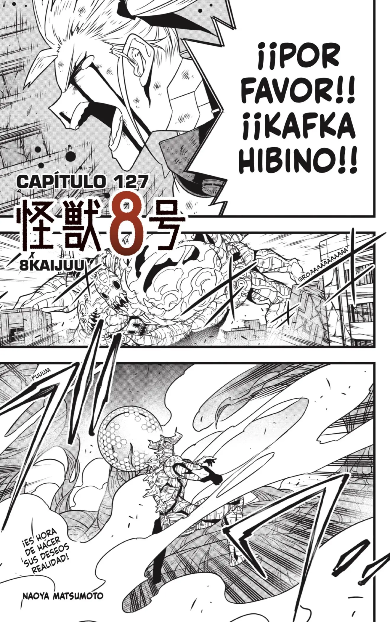 Kaiju No. 8 capítulo 127, página 1