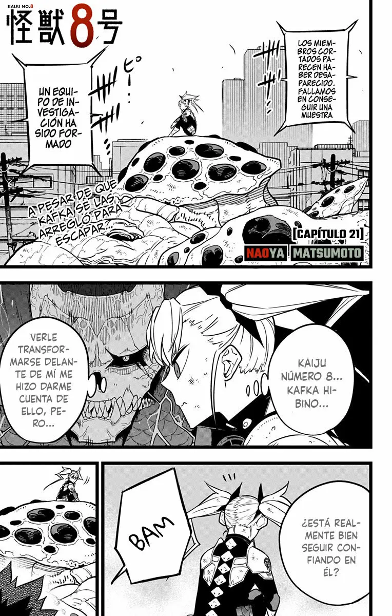 Kaiju No. 8 capítulo 21, página 4