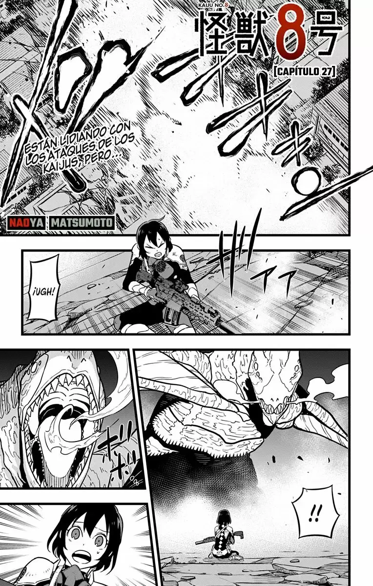 Kaiju No. 8 capítulo 27, página 3