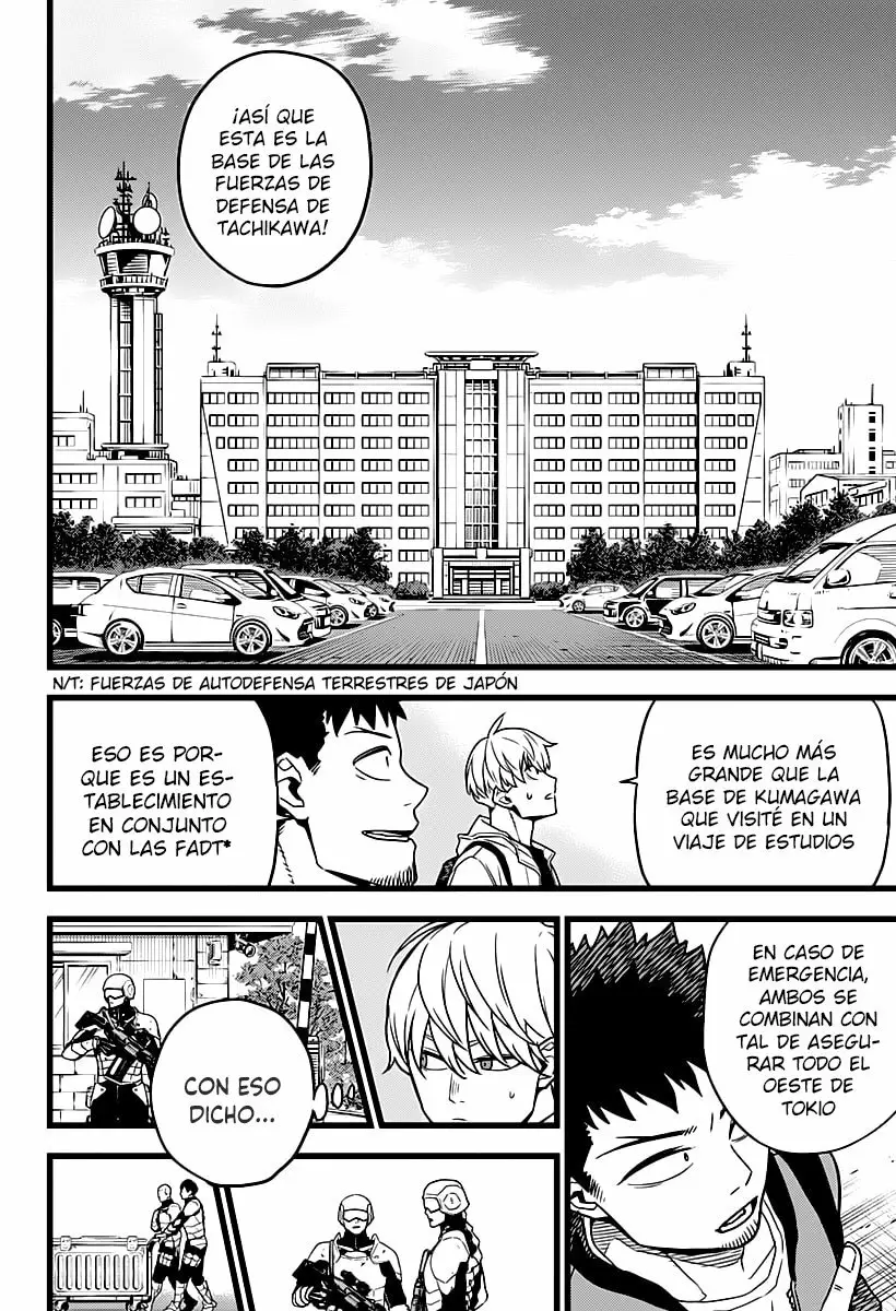Kaiju No. 8 capítulo 3, página 14