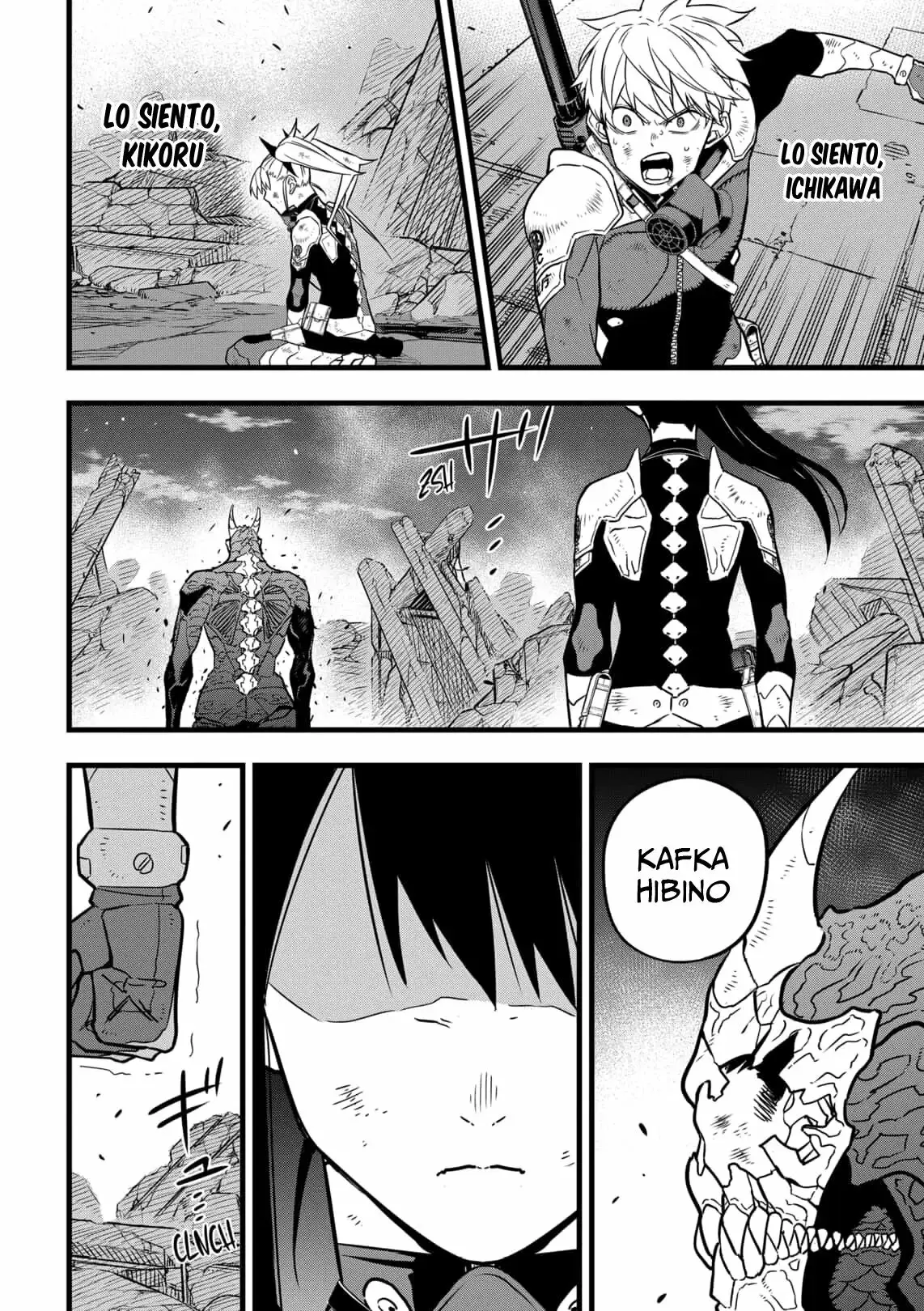 Kaiju No. 8 capítulo 32, página 15