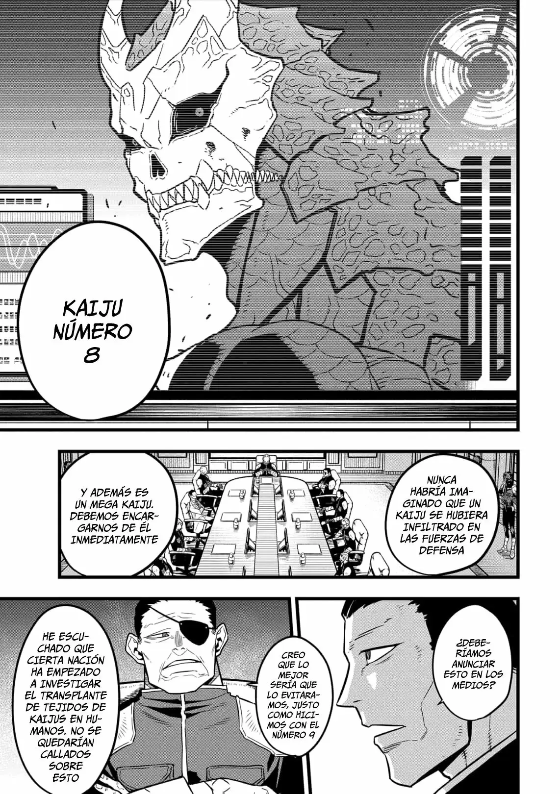 Kaiju No. 8 capítulo 33, página 3