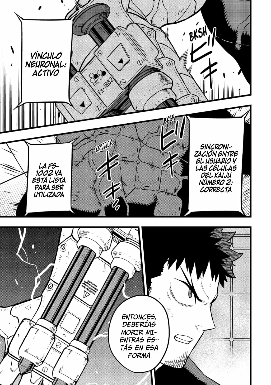 Kaiju No. 8 capítulo 35, página 3