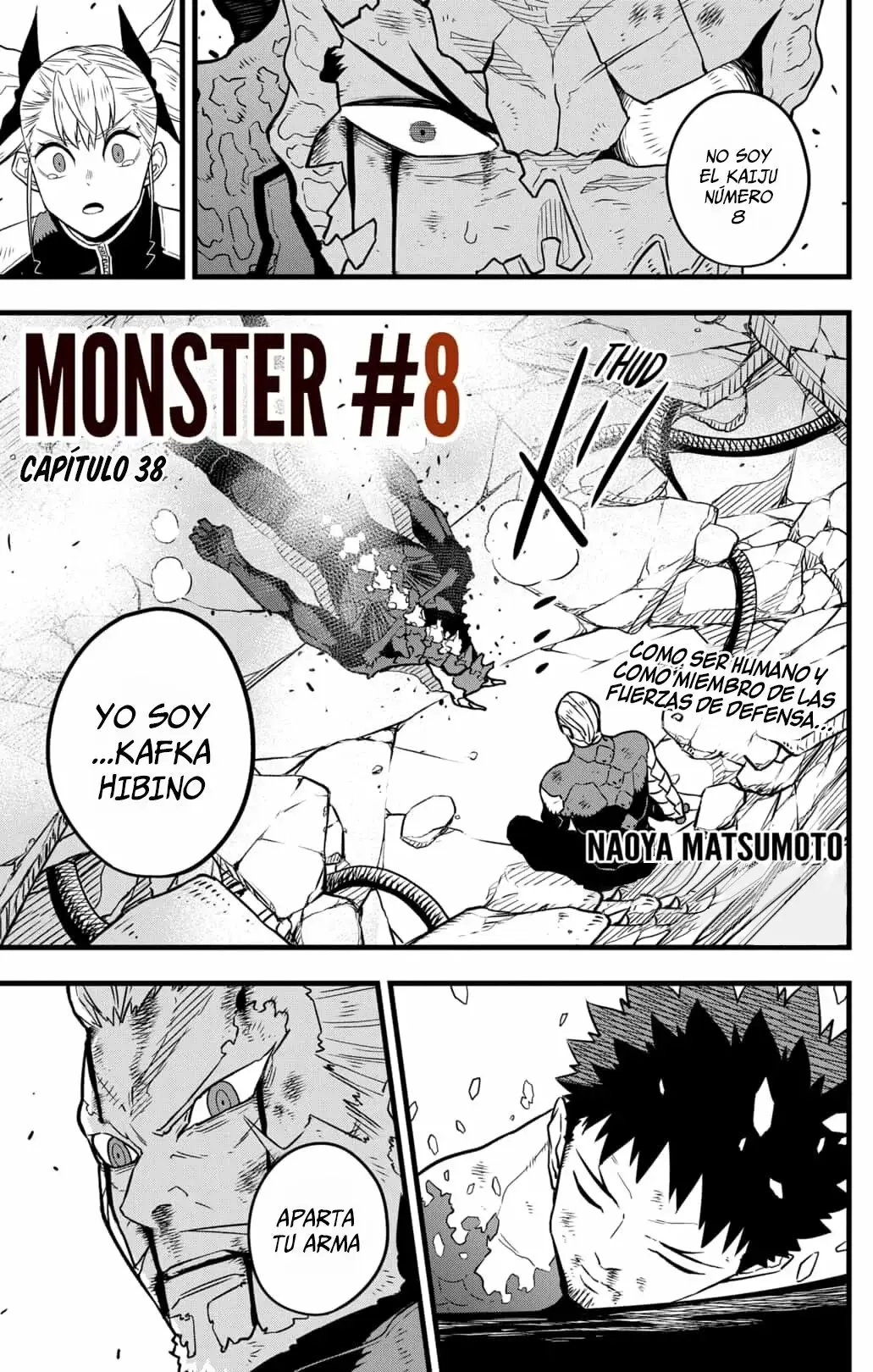 Kaiju No. 8 capítulo 38, página 1