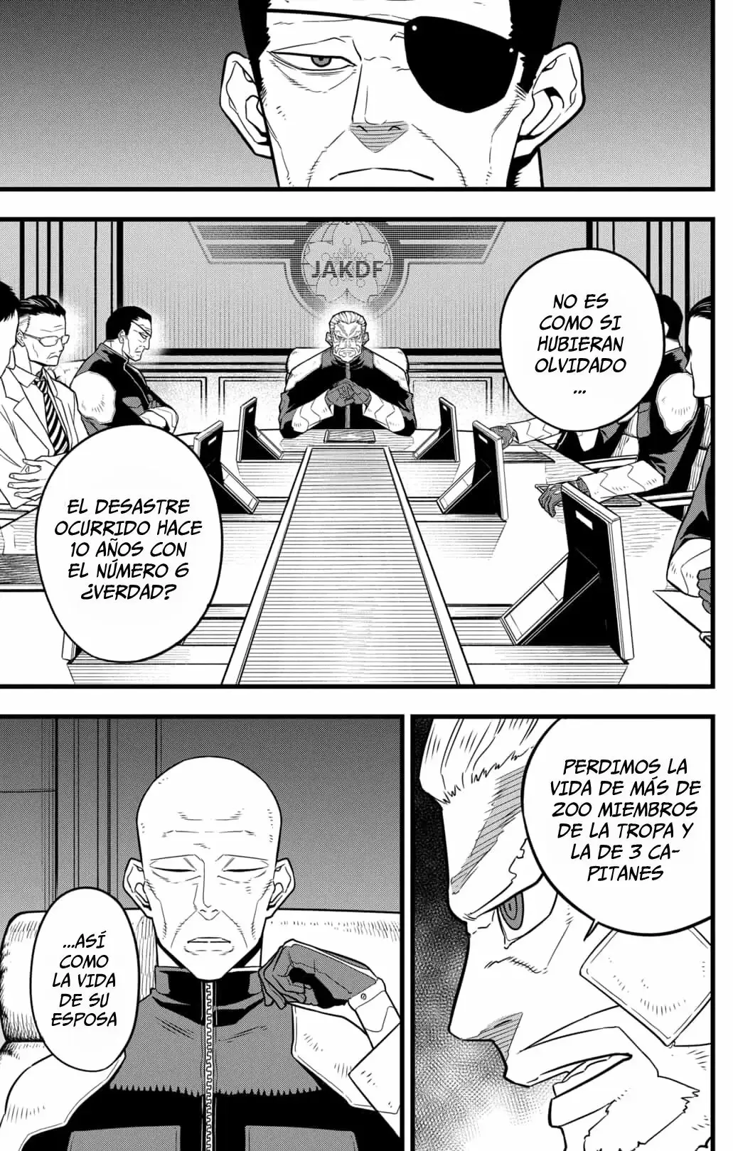 Kaiju No. 8 capítulo 38, página 8