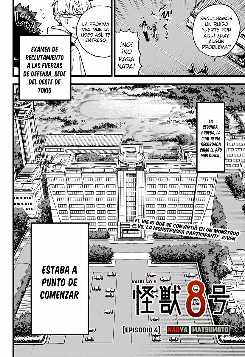 Kaiju No. 8 capítulo 4, página 4