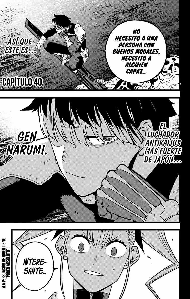 Kaiju No. 8 capítulo 40, página 1