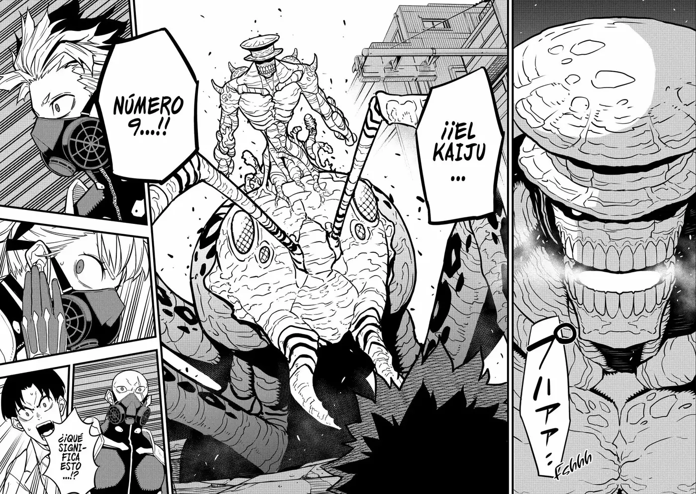 Kaiju No. 8 capítulo 43, página 2