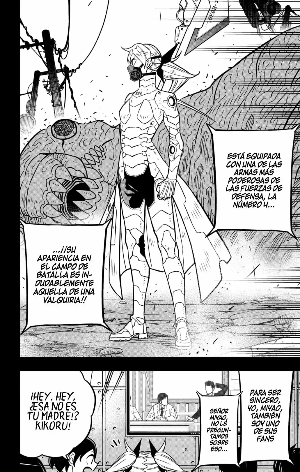 Kaiju No. 8 capítulo 44, página 16