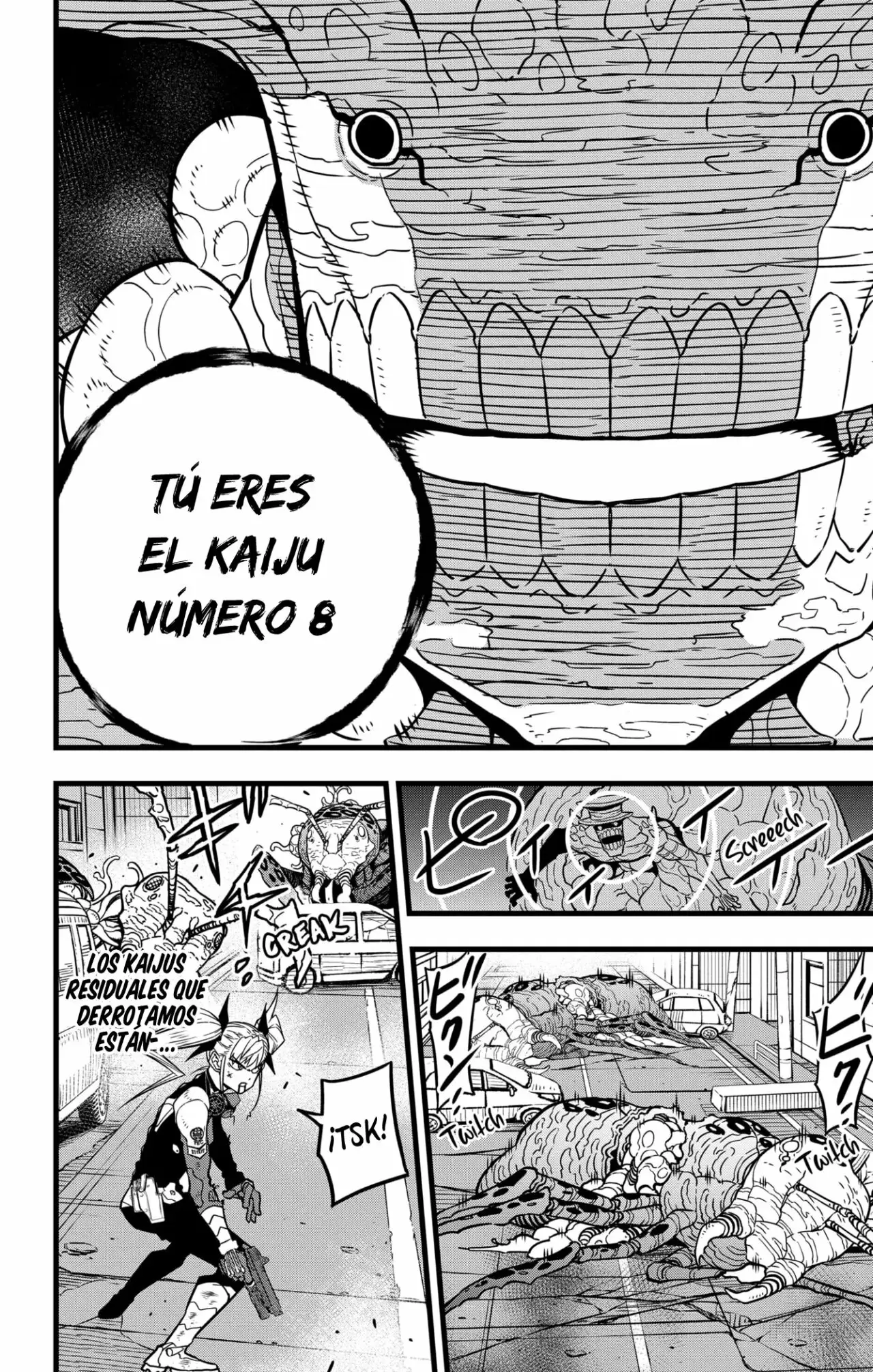 Kaiju No. 8 capítulo 46, página 4