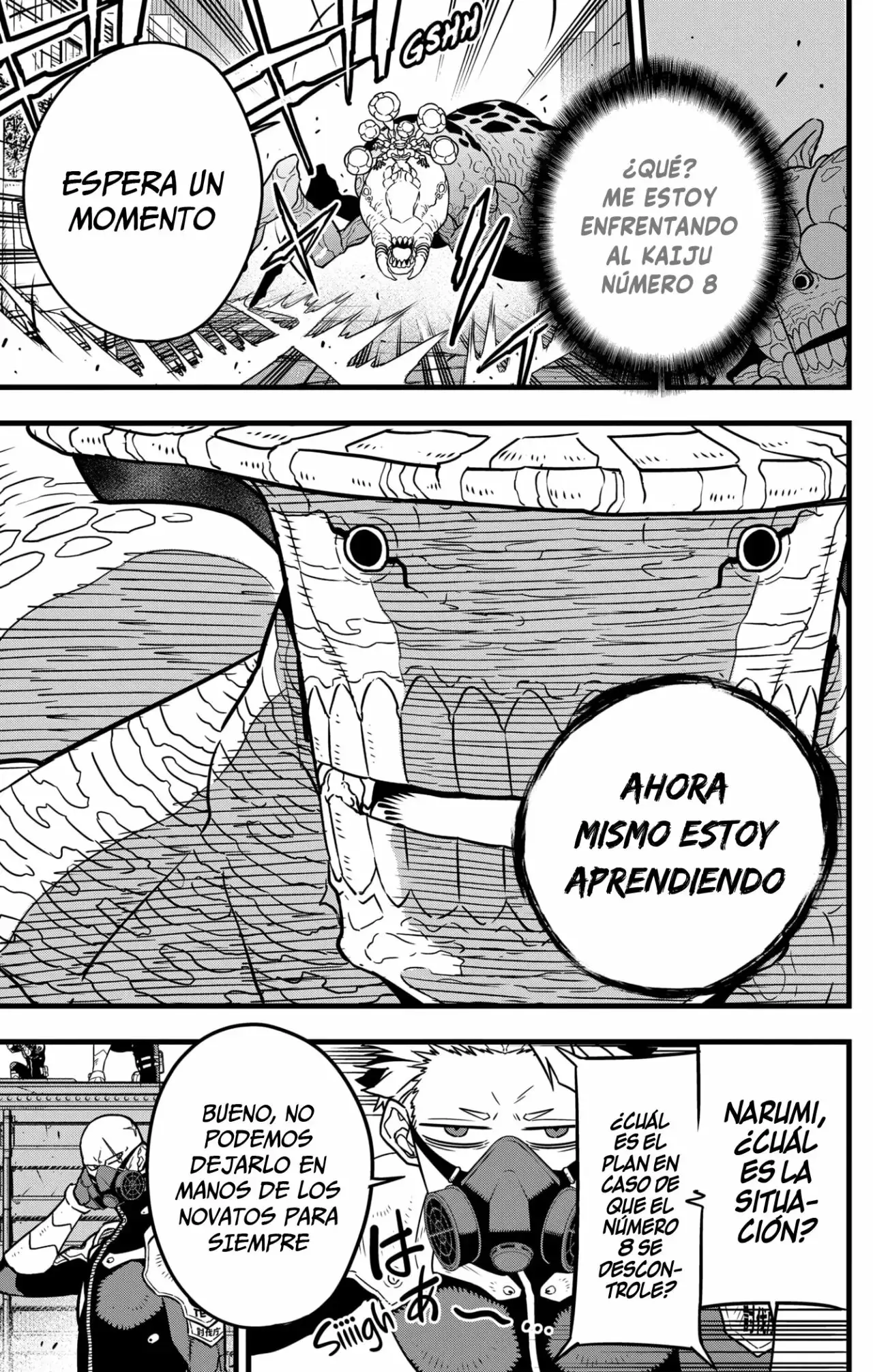 Kaiju No. 8 capítulo 47, página 8