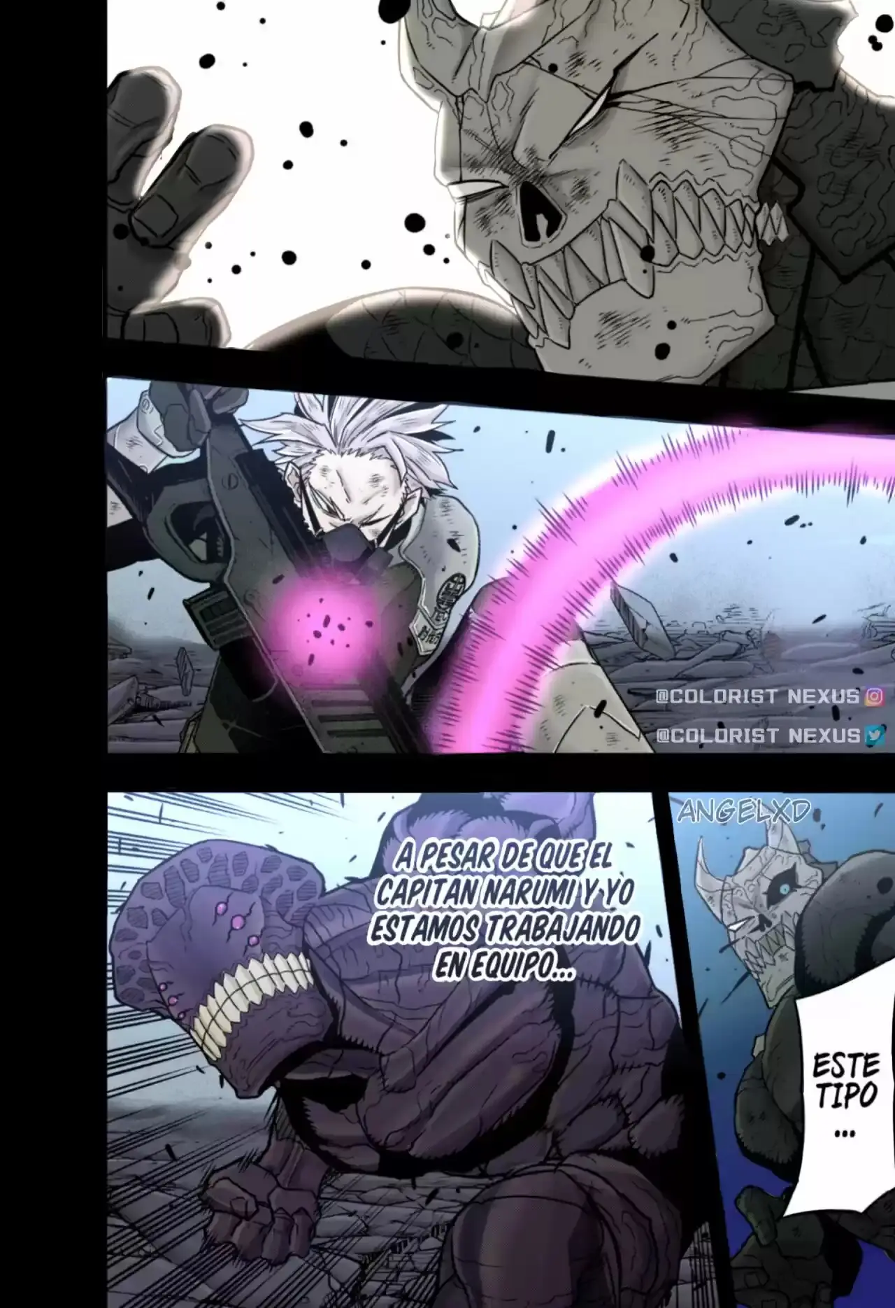 Kaiju No. 8 capítulo 53.5, página 3