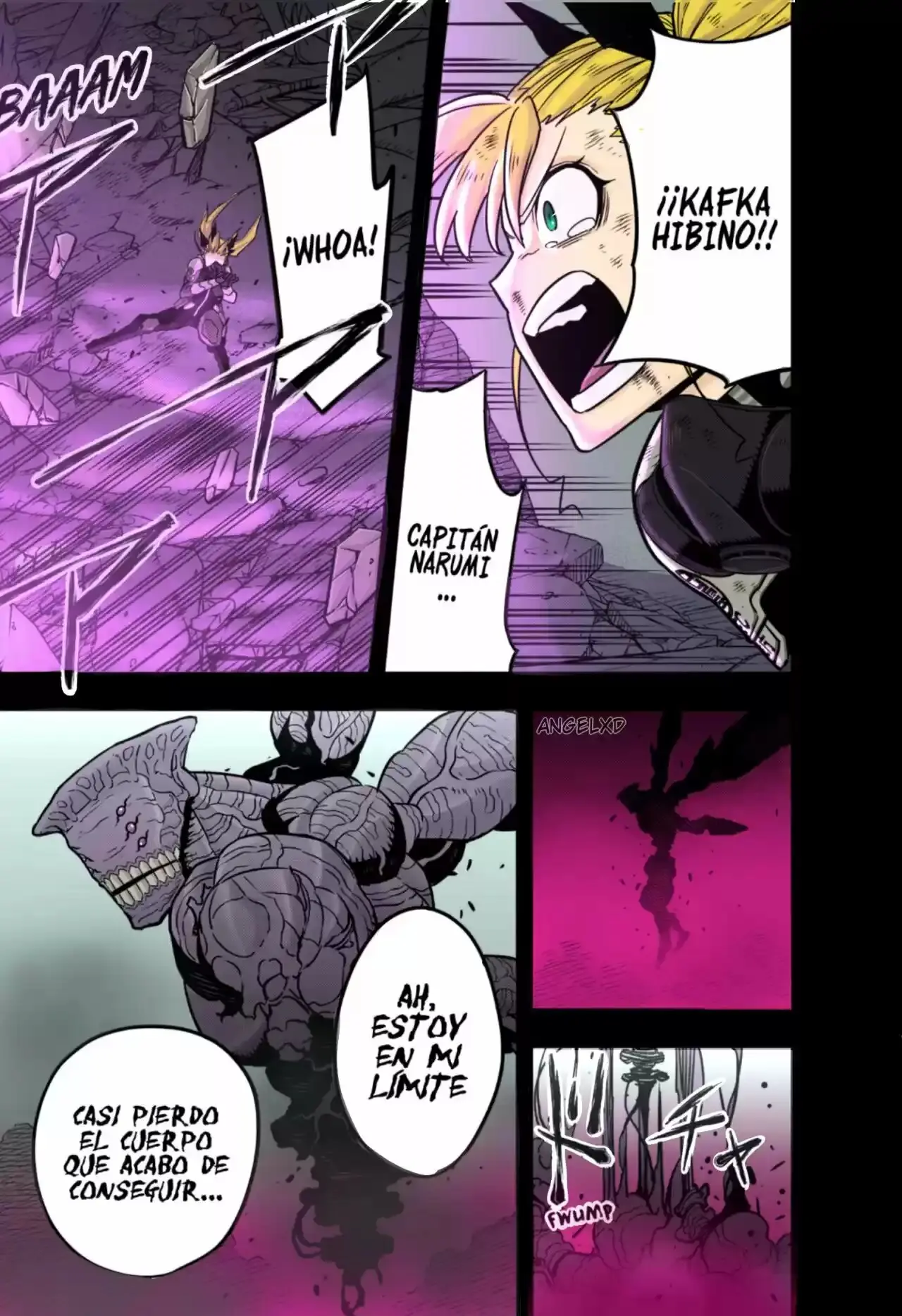 Kaiju No. 8 capítulo 53.5, página 14