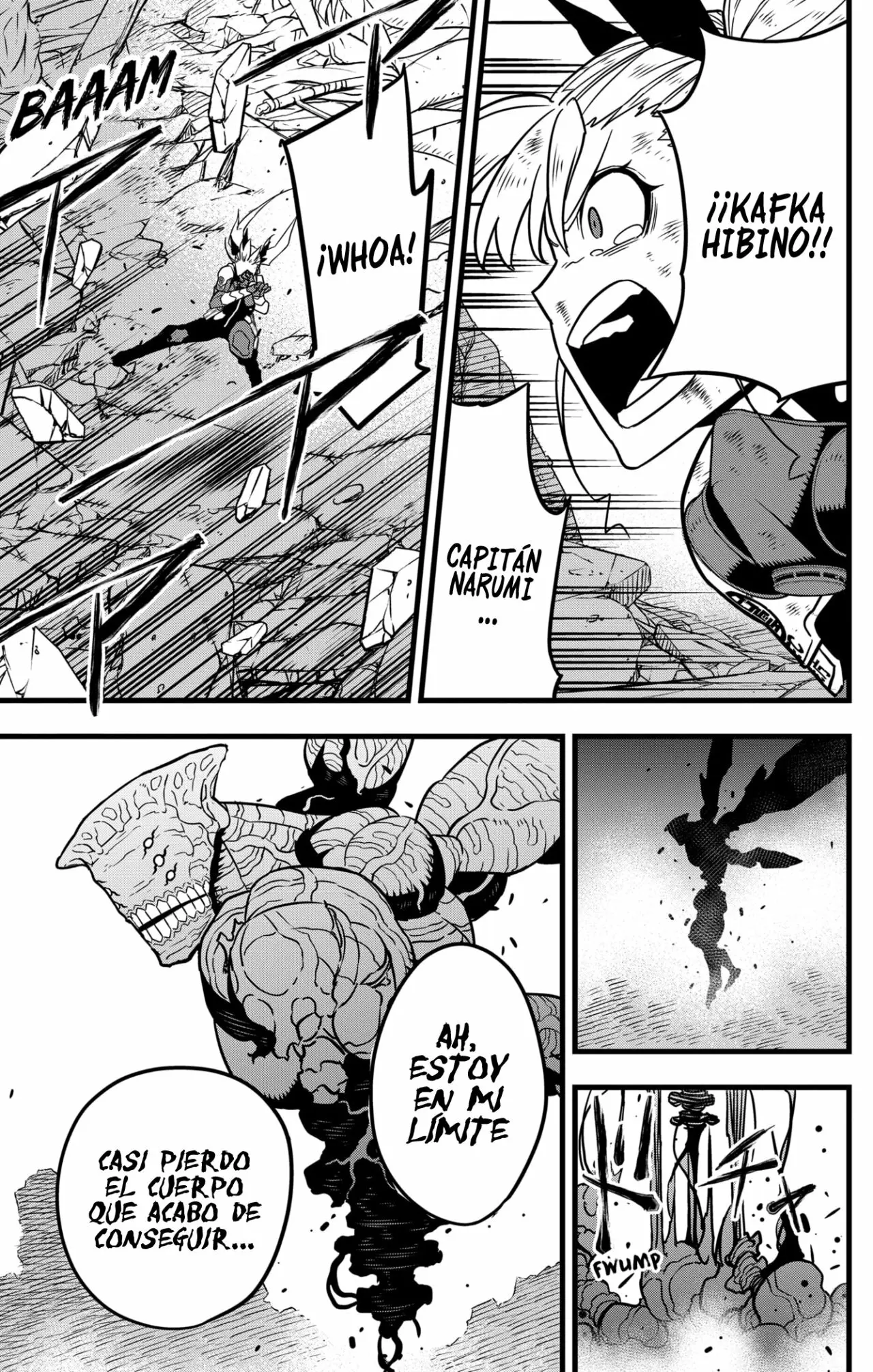 Kaiju No. 8 capítulo 53, página 14