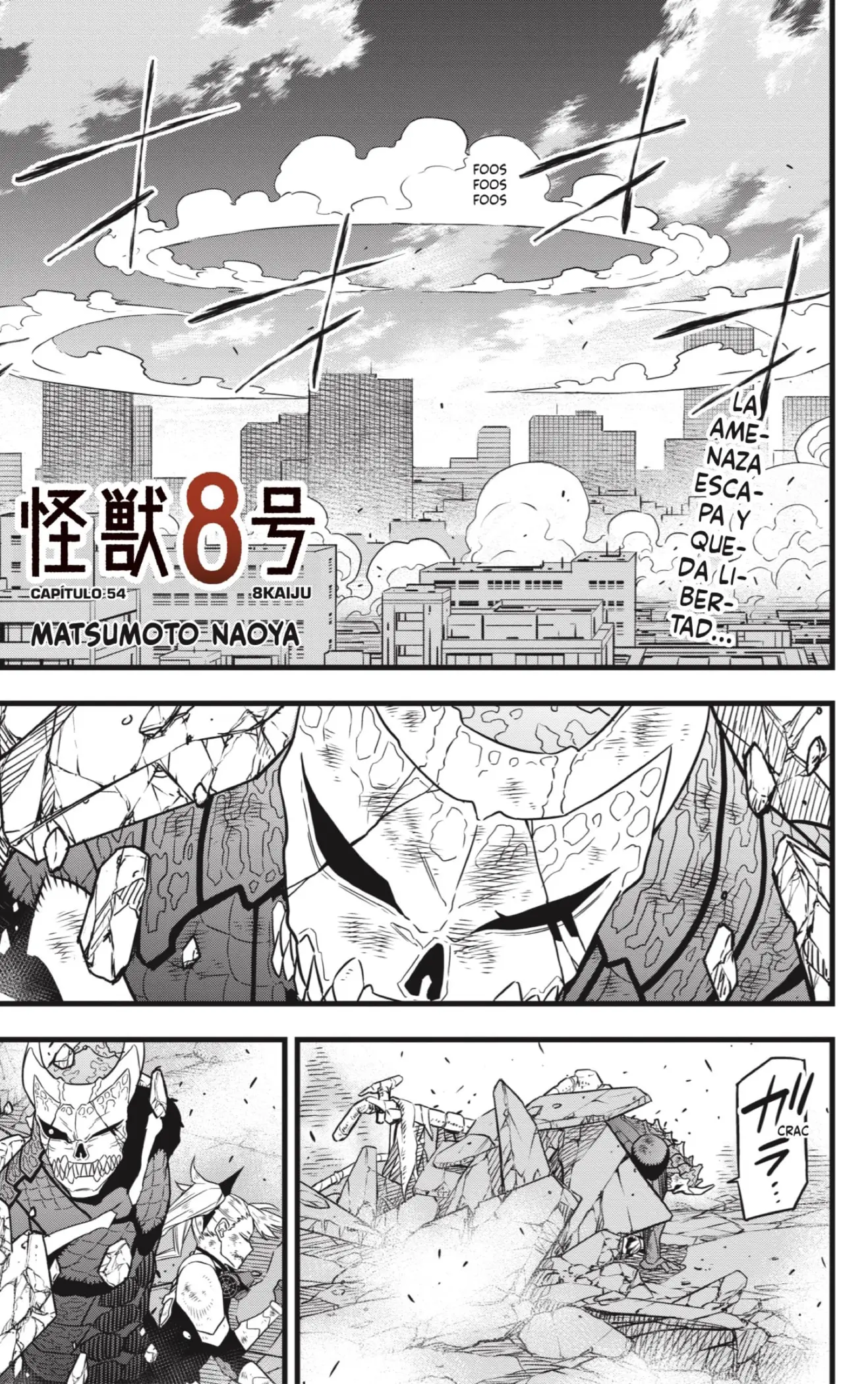 Kaiju No. 8 capítulo 54, página 1