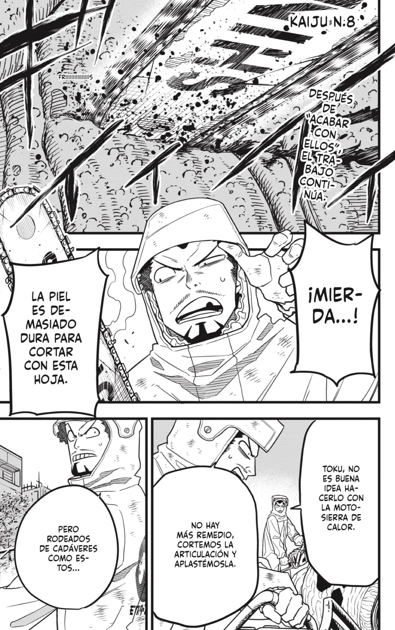 Kaiju No. 8 capítulo 55, página 1