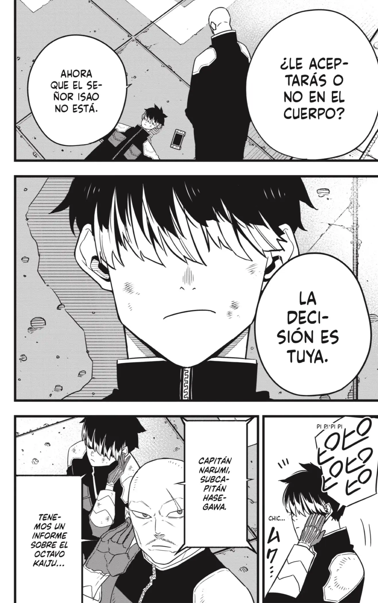 Kaiju No. 8 capítulo 55, página 12