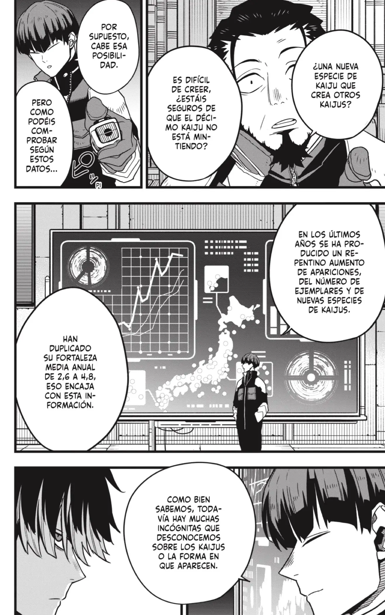 Kaiju No. 8 capítulo 58, página 2