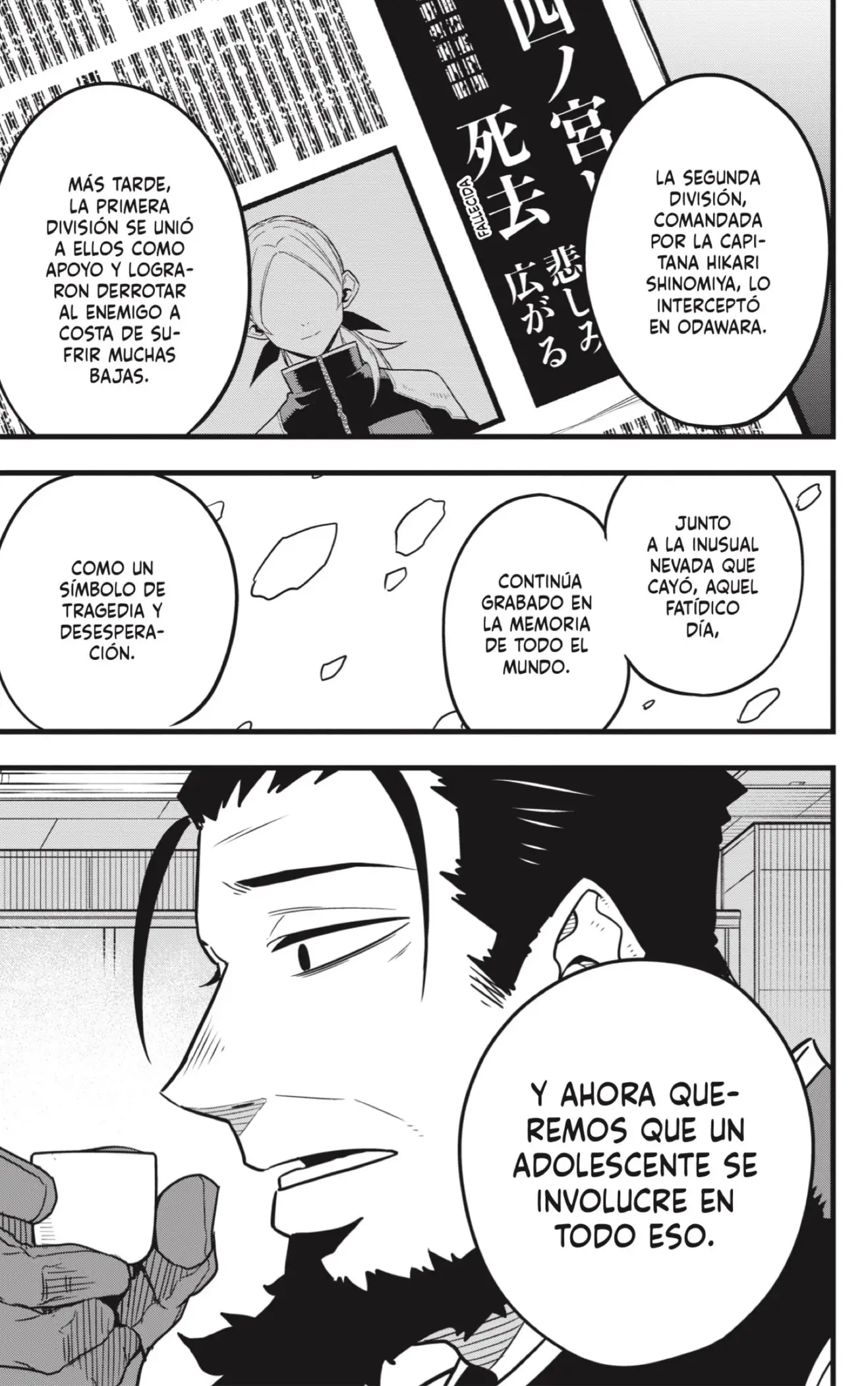 Kaiju No. 8 capítulo 59, página 7