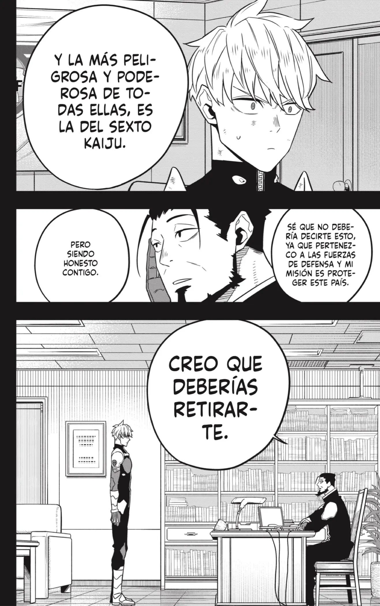 Kaiju No. 8 capítulo 59, página 12