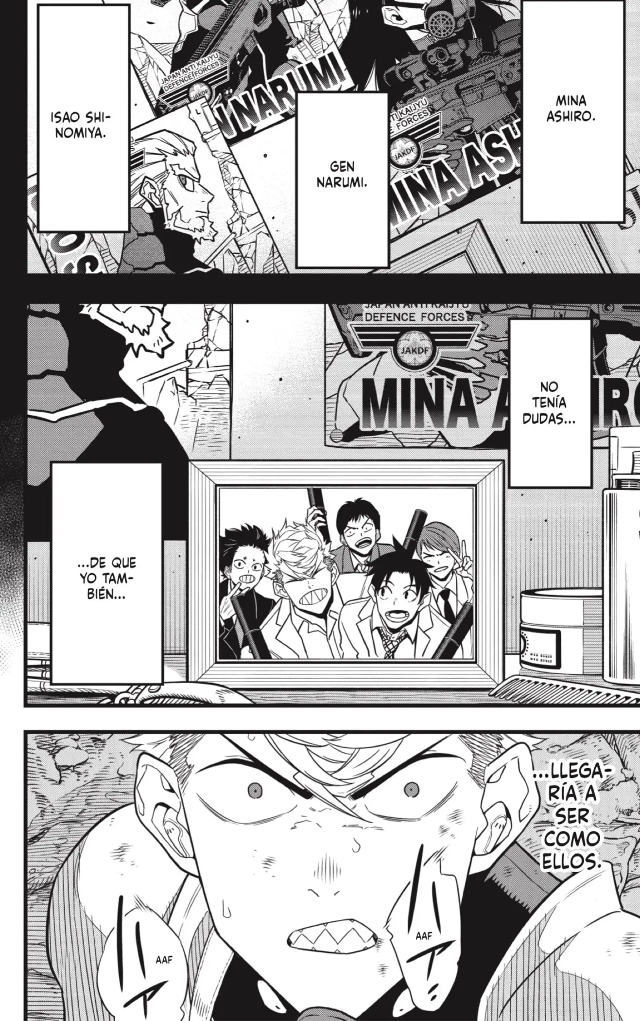 Kaiju No. 8 capítulo 61, página 4
