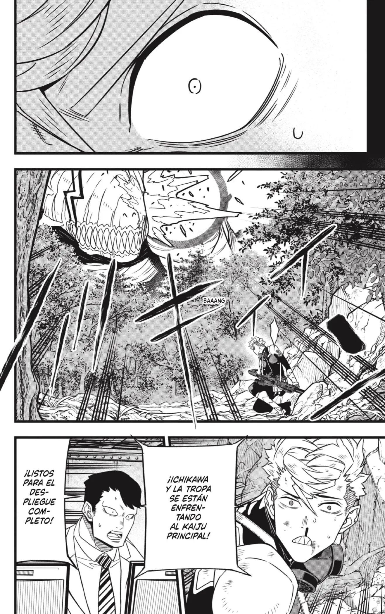 Kaiju No. 8 capítulo 61, página 10