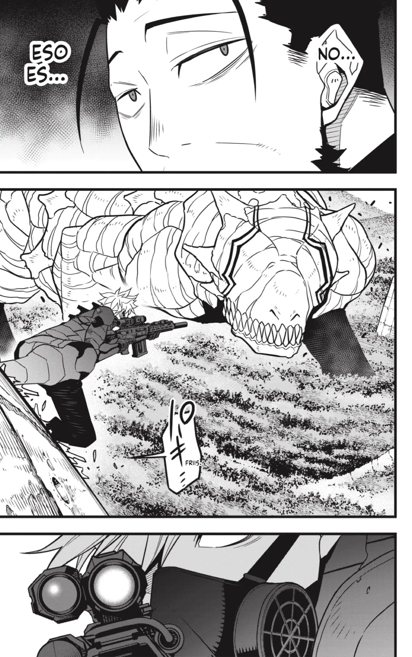 Kaiju No. 8 capítulo 61, página 17