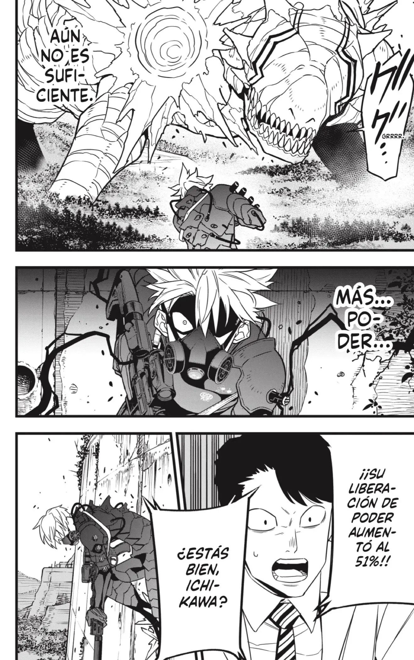 Kaiju No. 8 capítulo 61, página 20