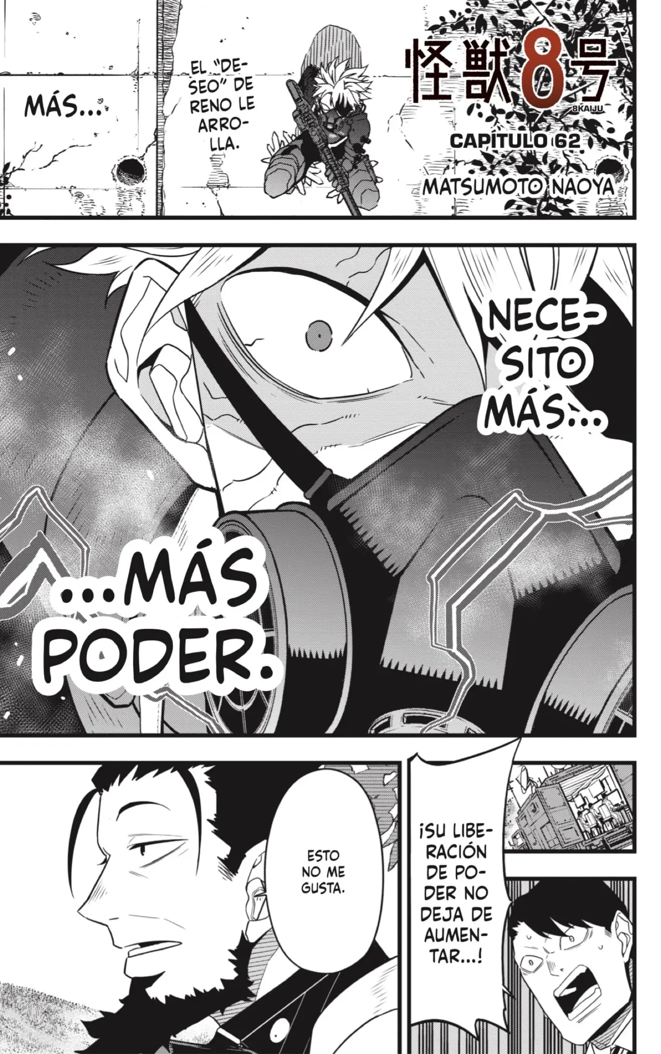 Kaiju No. 8 capítulo 62, página 1