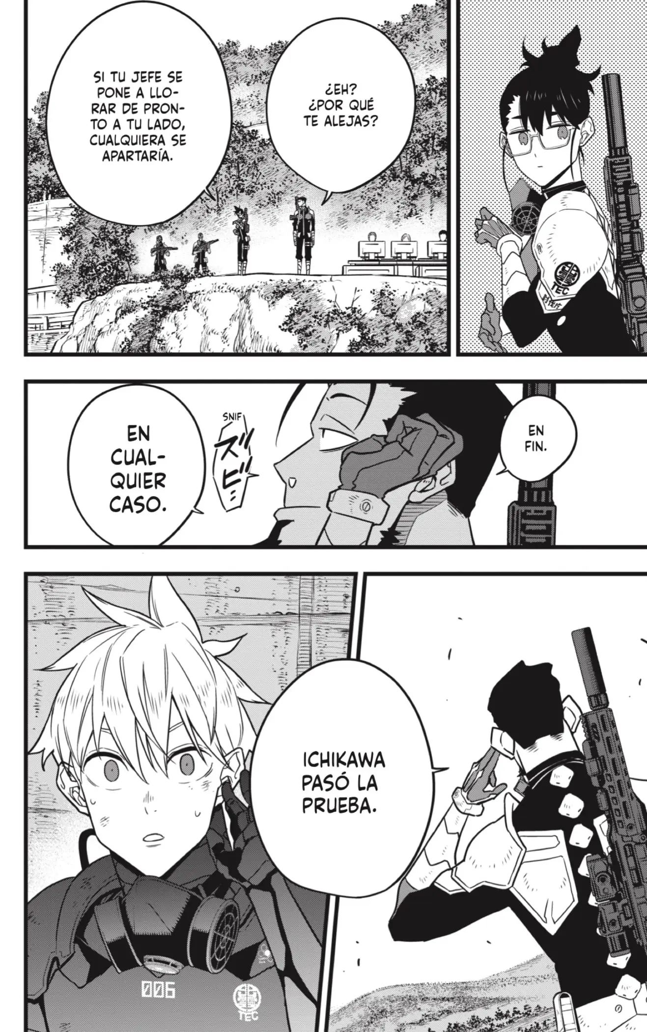 Kaiju No. 8 capítulo 64, página 12