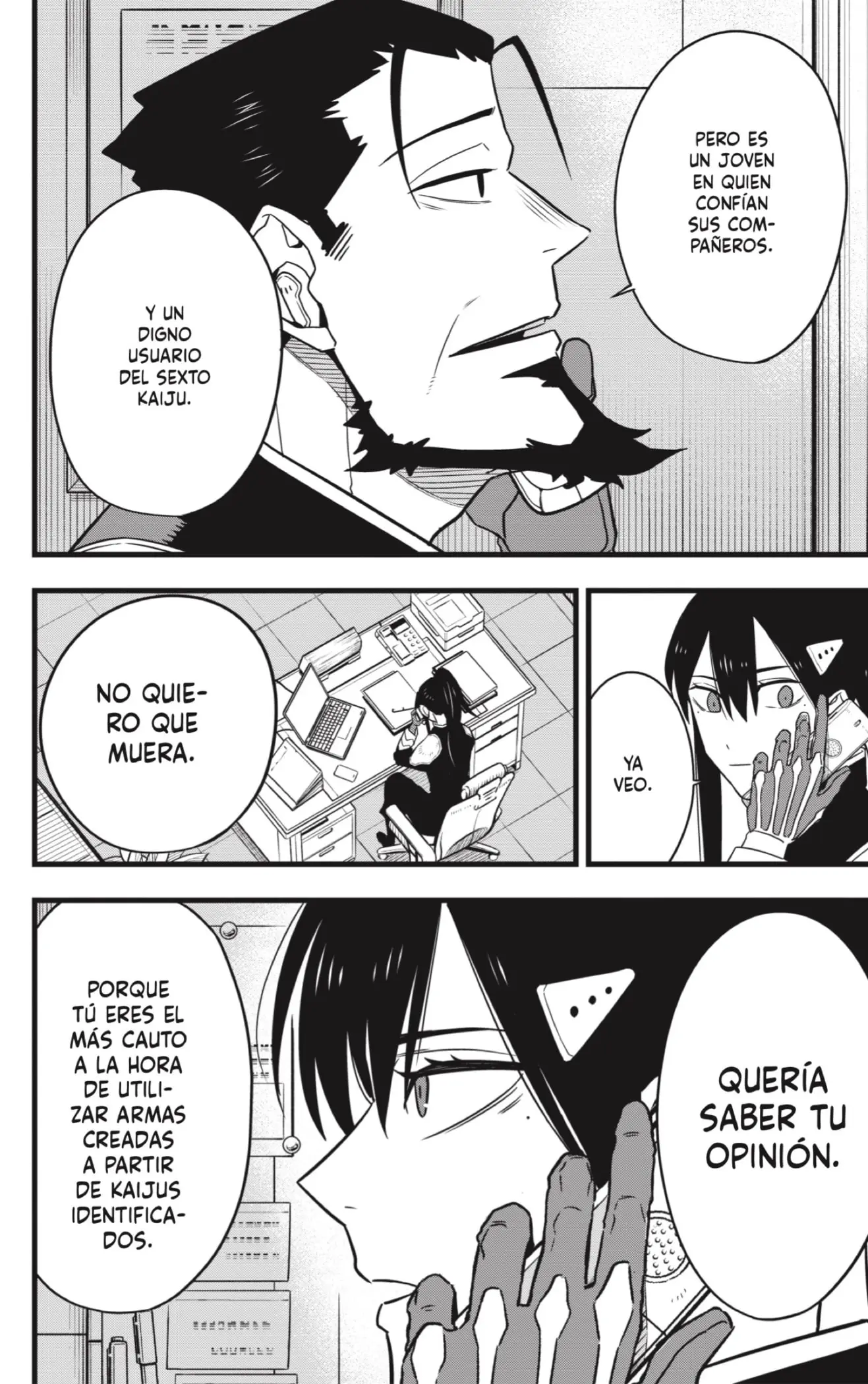 Kaiju No. 8 capítulo 64, página 18