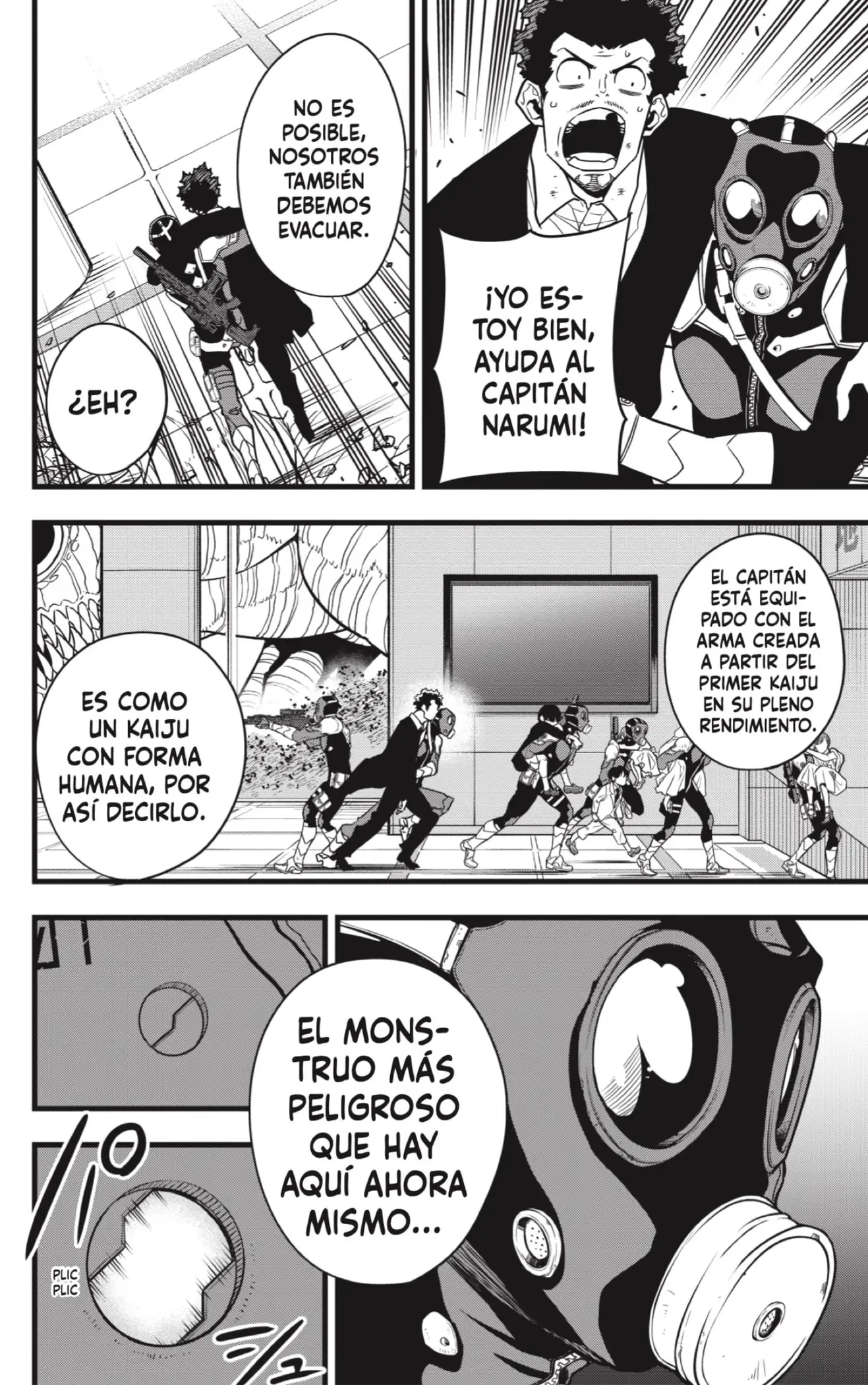 Kaiju No. 8 capítulo 71, página 4