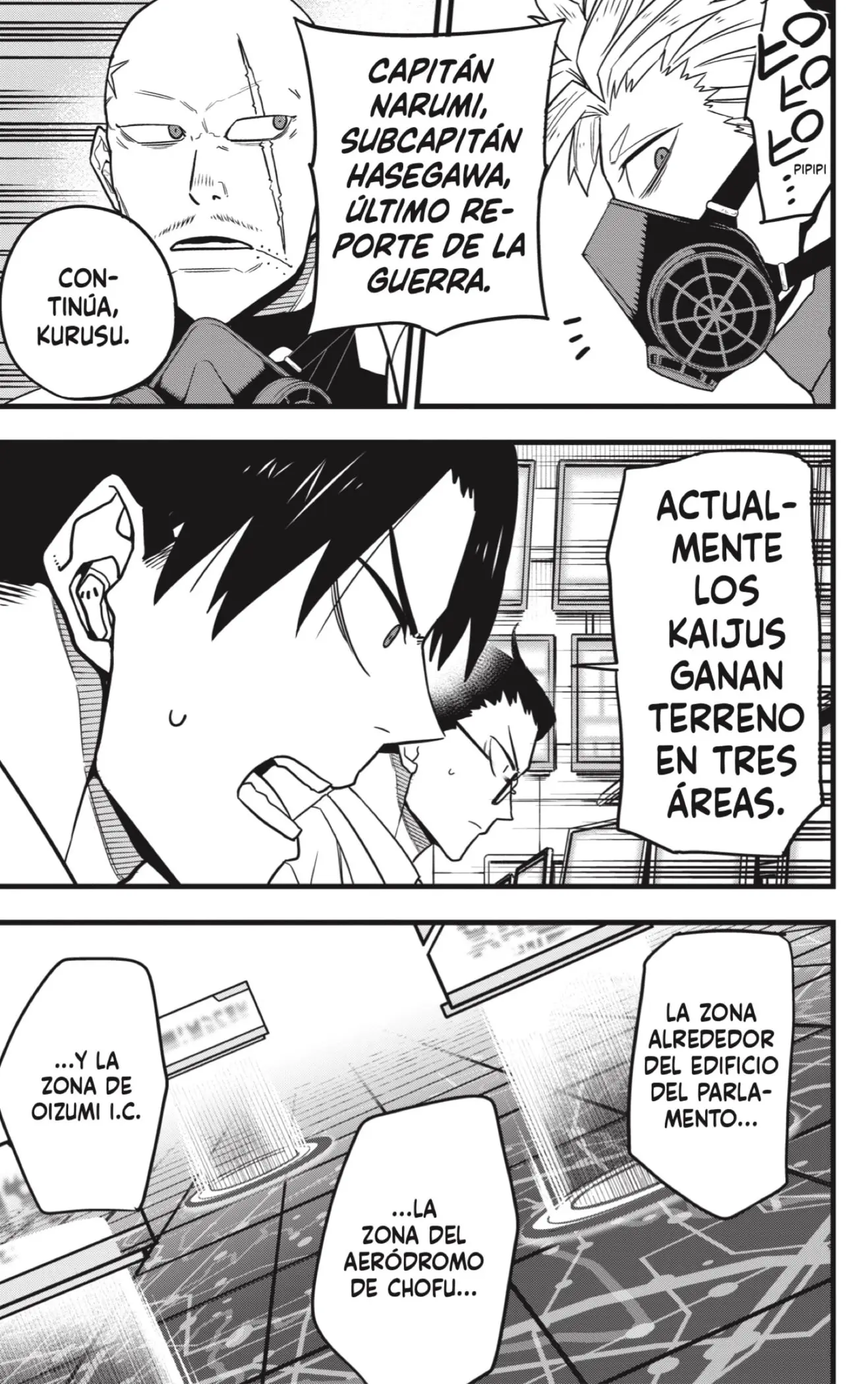 Kaiju No. 8 capítulo 71, página 15