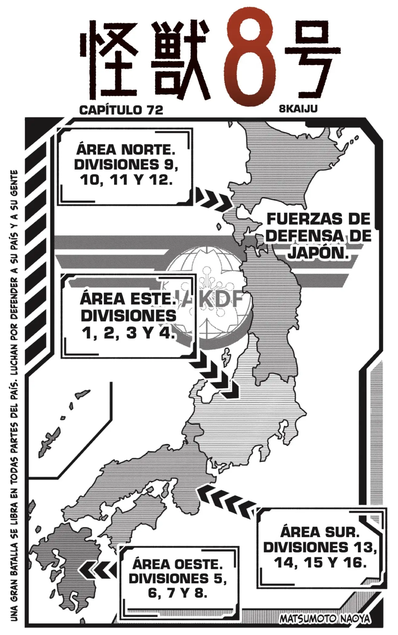 Kaiju No. 8 capítulo 72, página 1