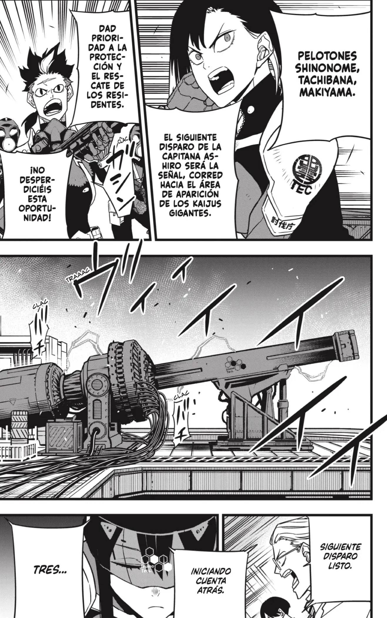 Kaiju No. 8 capítulo 76, página 5
